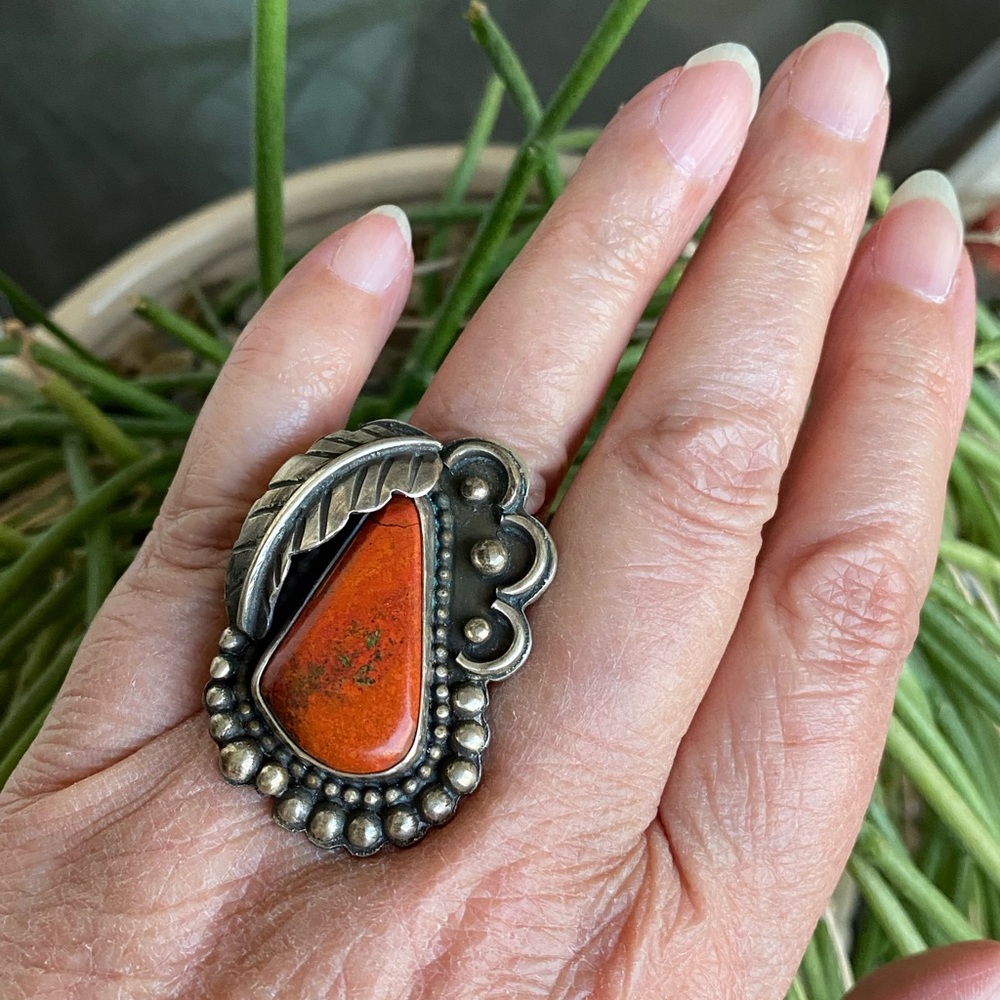 Sonoran Sunrise Feather Ring - Picture 3 of 3